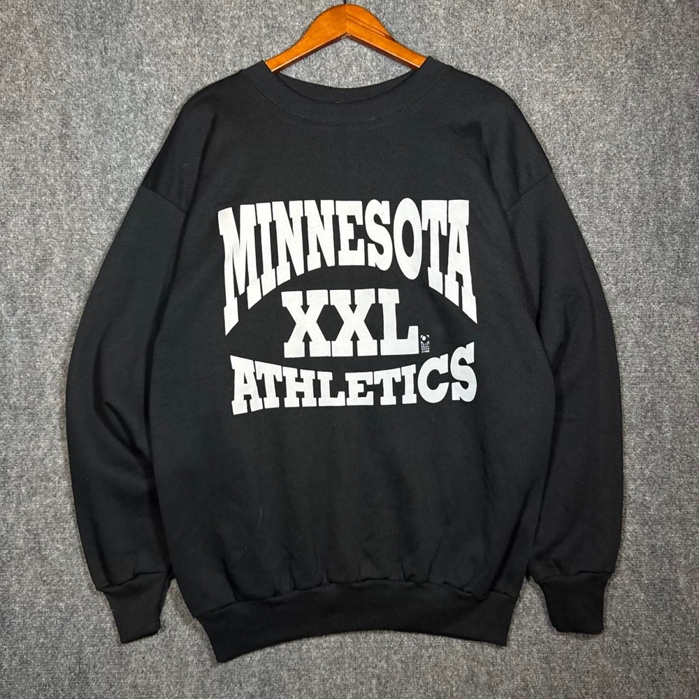Tultex Minnesota Gophers Crewneck Sweatshirt Athletics Black Mens XL